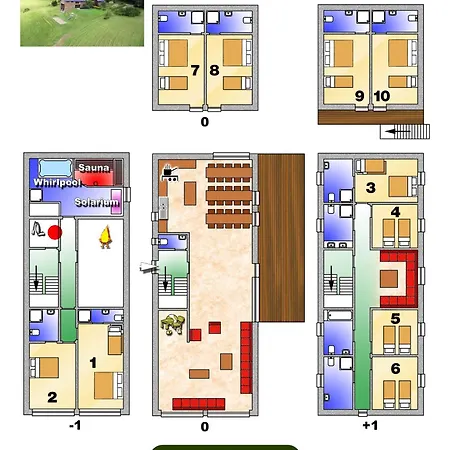 Ferienhaus Brochepierre 28 Pers- Vue Exceptionnelle -